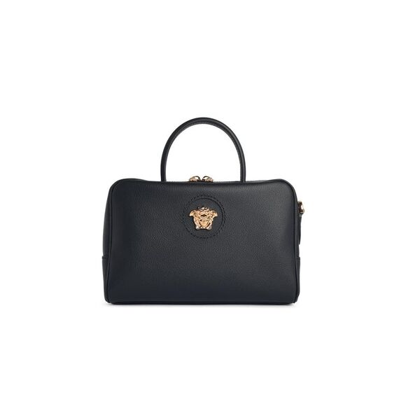 VERSACE Handbags - Versace 'La Medusa Boston' Black Leather Bag Women